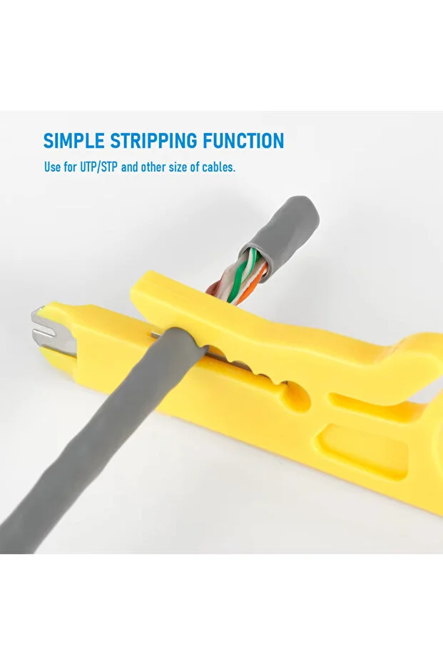 2in1 Set Rj45 8p8c Cat5e/cat6 Rj11 Utp Jak Sıkma Cakma Pensesi İnternet Ethernet Sıkma Pensesi + 100 Adet Jak