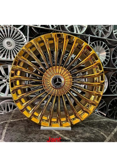 19" İnç 5x112 Mercedes Maybach Gold Krom Jant Modeli Mercedes