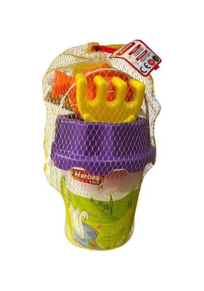 Heroes Toys Küçük Boy Resimli Kova Figürlü Ern-885-mor