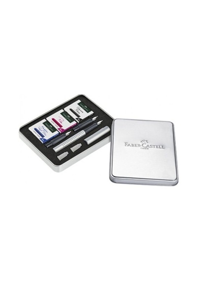 Faber-castell Grip 2011 Dolma Kalem Kaligrafi Seti Çok Renkli