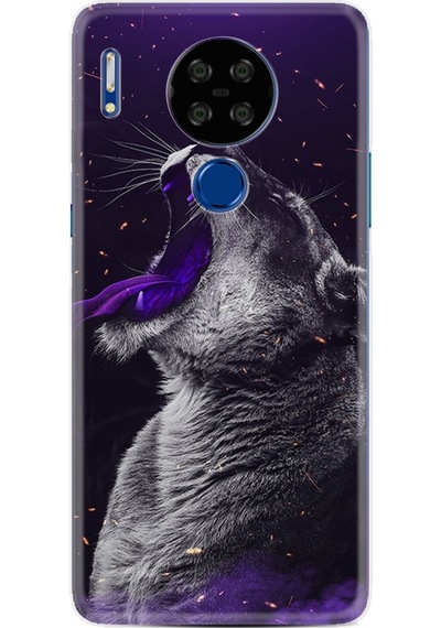 Reeder P13 Blue Max Lite Kılıf Boyun Askılı Purple Leopar 1750