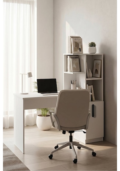 Ders Çalışma Masası 90 Cm Kitaplıklı Çalışma Masası Öğrenci Masası Ofis Çalışma Masası Beyaz Ders Çalışma Masası 90 Cm Kitaplıklı Çalışma Masası Öğrenci Masası Ofis Çalışma Masası Beyaz