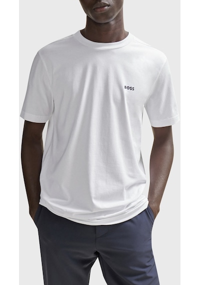 Boss Erkek T Shirt 50506373 100 Beyaz Beyaz