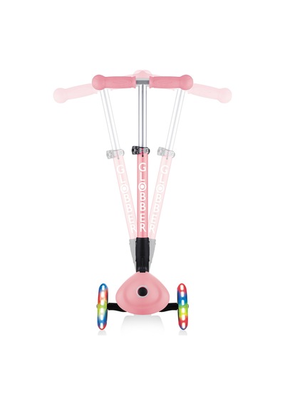 Globber Junior Fantasy Katlanabilir Işıklı Scooter - Pastel Pembe