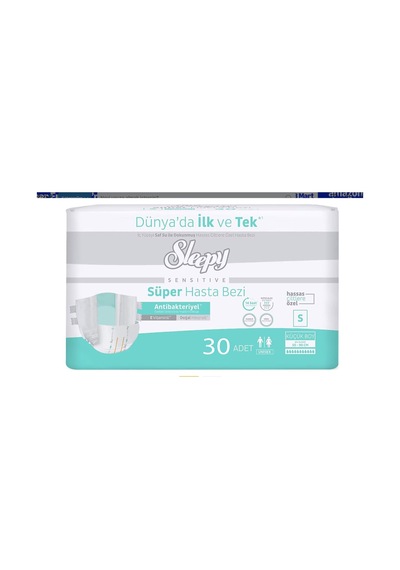 Sleepy Belbantlı Hasta Bezi S Beden 60 Adet 2 Paket X 30 Adet