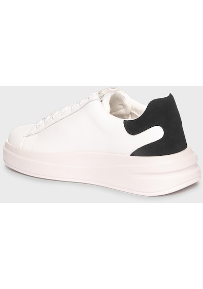 Guess Kadın Ayakkabı Fljelb Lea12 Whblk Siyah-beyaz Siyah - Beyaz