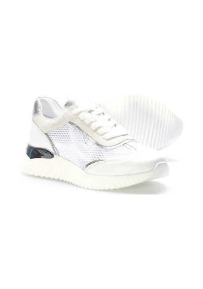 Fast Step Hakiki Deri Kadın Casual Ayakkabı 757za25076 Beyaz Gümüş Beyaz - Gümüş
