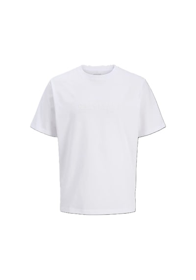 Jack & Jones Jack&jones Jorcatskills Minimal Tee Erkek T-shirt 12290315 Beyaz