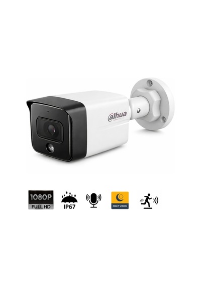 Ipc-hdw1230tc1-sa 2.8mm 30m Ir Bullet Güvenlik Ip Kamera Sesli