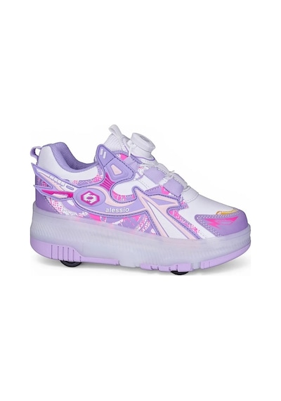 Tuğba Ortopedi 9626 Çocuk Işıklı Tekerlekli Sneaker Lila