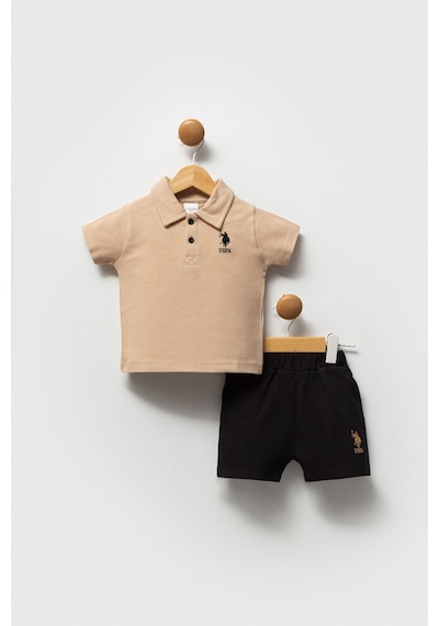 U.S. Polo Assn. Erkek Bebek Bej Takım Bej