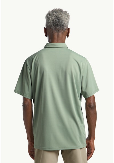 Jack Wolfskin Delgami Polo M Erkek T-shirt-29708 Açik Yeşil