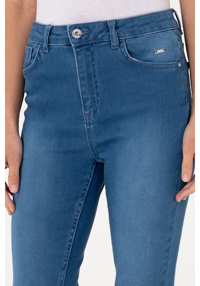 U.S. Polo Assn. Kadın Açık Mavi Skinny High Waist Fit Jean Pantolon 50297559-DN0021