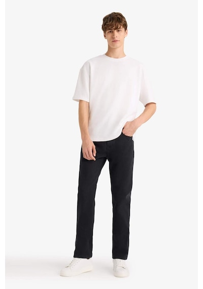 Defacto Sergio Regular Fit Normal Bel Boru Paça Jean Pantolon V0793az25wnnm40 Siyah-nm40