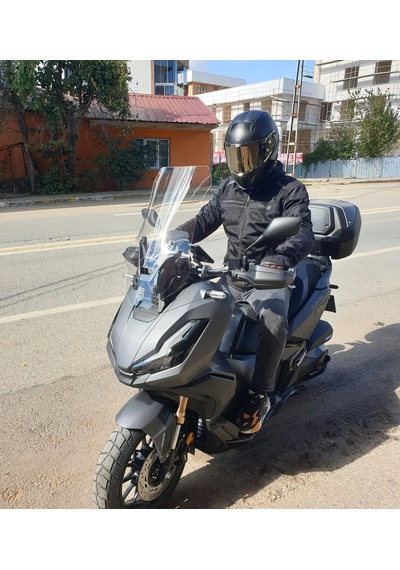Motocam Honda Adv 350 Ön Cam 2023-2026 Model 60cm Şeffaf Renkli 4mm Orta Boylu