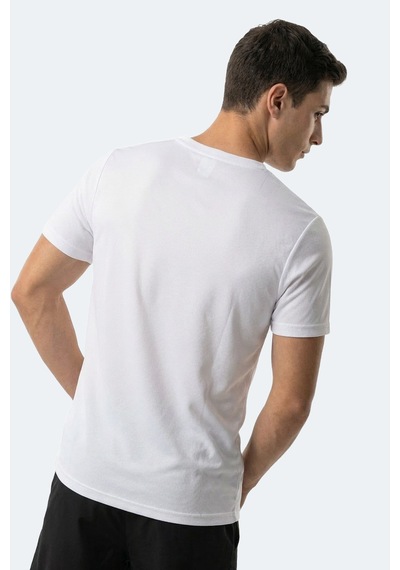 Slazenger Herrera Erkek Beyaz Tişört