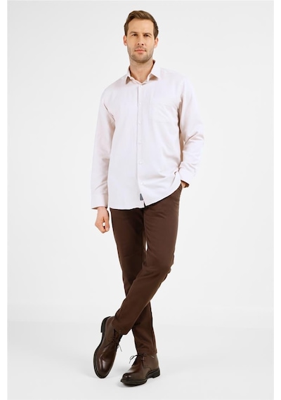 İmza Koyu Bej Sert Yaka Uzun Kol Cepli Comfort Fit Pamuklu Gömlek 1004255285 Koyu Bej İmza Koyu Bej Sert Yaka Uzun Kol Cepli Comfort Fit Pamuklu Gömlek 1004255285 Koyu Bej