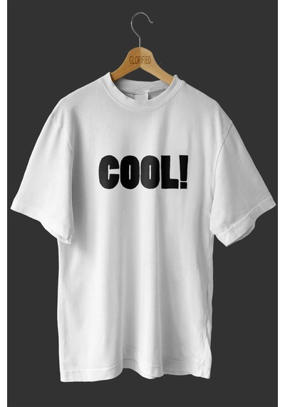 Noıssey -wed Cool Tasarım Baskılı Oversize T-shirt Tişört Beyaz