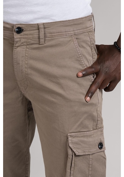 Fbı Jeans Mevsimlik Kanvas Kumaş Regular Fit Boru Paça Kargo Pantolon 001