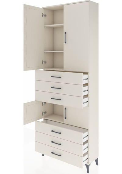Arges Dolap 4 Raflı 6 Çekmeceli 4 Kapaklı 88x30x243 Aytaşı-ay... Aytaşı Arges Dolap 4 Raflı 6 Çekmeceli 4 Kapaklı 88x30x243 Aytaşı-ay... Aytaşı