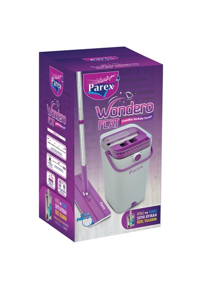 Wondero Flat Temizlik Seti + Yedek Mop Avantaj Paketi