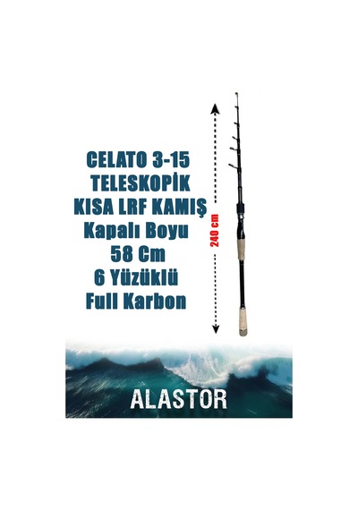 Teleskopik Lrf Seti Metal Kafa Set Olta Seti