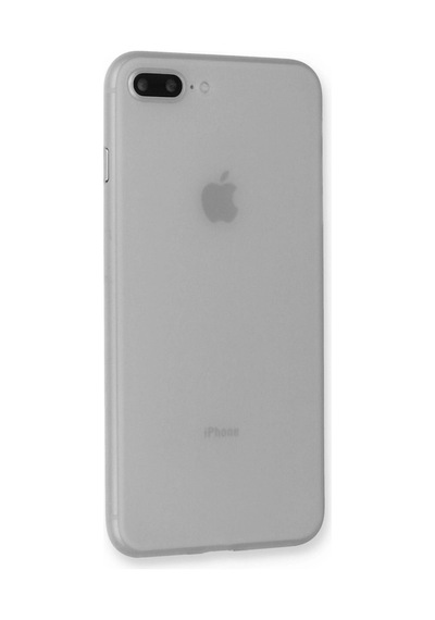 İphone 7 Plus Kılıf Pp Ultra İnce Kapak - Beyaz Çok Renkli Diğer