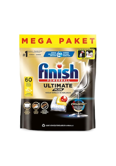 Finish Ultimate Plus Limon 60'li
