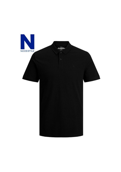 Jack & Jones Erkek Tişört Basic Polo Noos-22637 Siyah