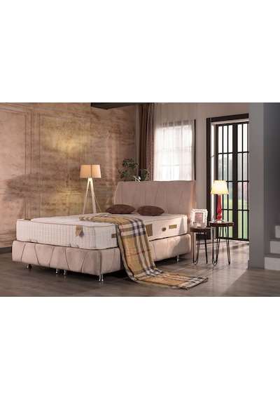 Nivabaza Çift Ve Tek Kişilik Sandıklı Baza Başlık Dream Set Yatak Hariç