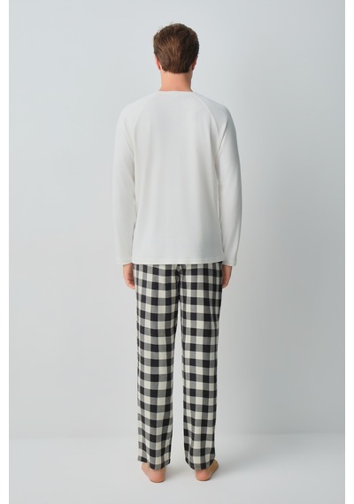 Suwen George Erkek Pamuklu Pijama Takımı Msh10510331911 Siyah