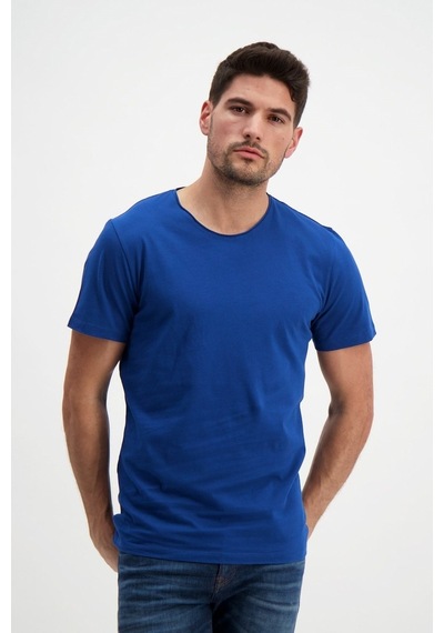 Rich Erkek Yıkamalı Basic T-Shirt (481343701)