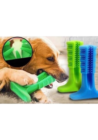 Diş Fırçası 15 CM Büyük Boy Isırma Aparatı Köpek Oyuncağı Çok Renkli
