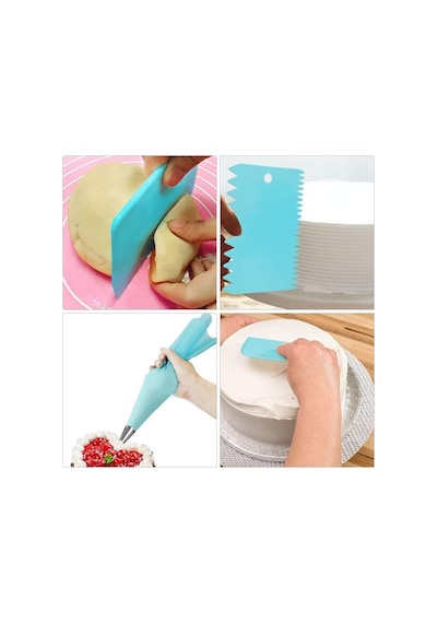 Profesyonel Pasta Süsleme Seti,18 Parça, Renkli Dekorasyon Marzipan Set Kalemi, Krema Sıkma Torbası, Spatula, Hamur Şekillendirici,pasta Süsleme Araçları Trapez Spatula Pasta Aksesuarı Pasta Kiti Açık Bej Profesyonel Pasta Süsleme Seti,18 Parça, Renkli Dekorasyon Marzipan Set Kalemi, Krema Sıkma Torbası, Spatula, Hamur Şekillendirici,pasta Süsleme Araçları Trapez Spatula Pasta Aksesuarı Pasta Kiti Açık Bej
