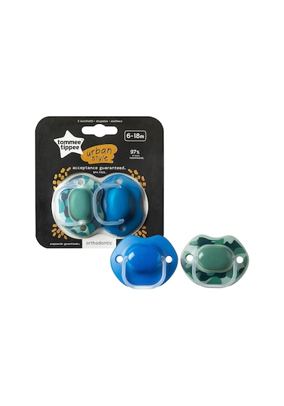 Tommee Tippee Urban Emzik 2'li 6-18 Ay  Mavi