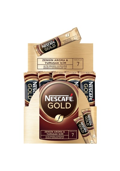 Nescafe Gold Çözülebilir Kahve 50 X 2 G 8'li Paket Diğer