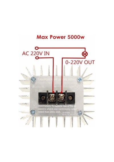 5000w 220v Ac Motor Dimmer Hız Kontrol Kartı