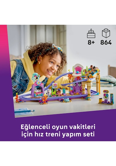 LEGO® Friends Deniz Kızı Hız Treni Yapım Seti 42703 - 8 Yaş Üzeri Çocuklar için Mini Bebek İçeren Oyuncak Yapım Seti (864 Parça)