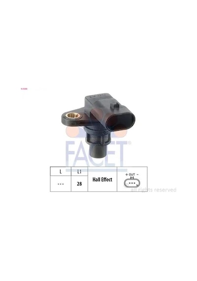 Alfa Romeo 147 Eksantrik Sensoru 1.6 2001-2010 Facet 90388