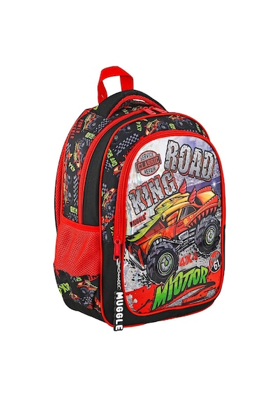 Muggle 2 Bölmeli King Road Okul Sırt Çantası Mu-9128