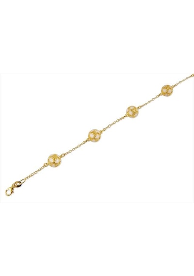 Gülaylar Altın 14K Yeşil Altın Bayan Bileklik N11.14004 Sarı Altın