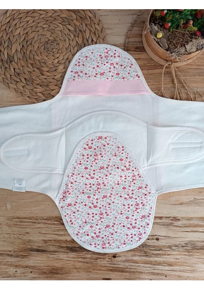 Yenidoğan İlkbaharın Tavşanı Nakışlı Çıt Çıt Kapamalı Bebek Kundak Ekru ekru