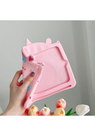 Samsung Galaxy Uyumlu Tab A7 10.4 T500 T505 T507 Kılıf Cute Dolls Standlı Eğlenceli 3d Karekterli Çocuk Kılıfı Kılıf