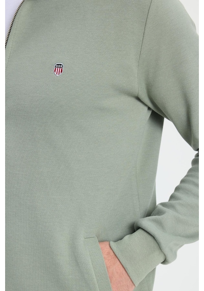 Tudors Erkek Slim Fit Dar Kesim Pamuklu Tam Fermuarlı Çift Cepli Dik Yaka Yeşil Sweatshirt Hırka-41893 Yeşil Tudors Erkek Slim Fit Dar Kesim Pamuklu Tam Fermuarlı Çift Cepli Dik Yaka Yeşil Sweatshirt Hırka-41893 Yeşil