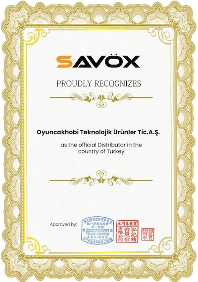 Savox Sa1256tgp Digital Servo Coreless Motor With Soft Start High Voltage Titanium Dişli