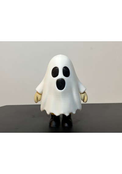 Sevimli Hayalet Figürü - 3d Yazıcı Tasarım Klasik Ghost Biblo - Dekoratif Hayalet