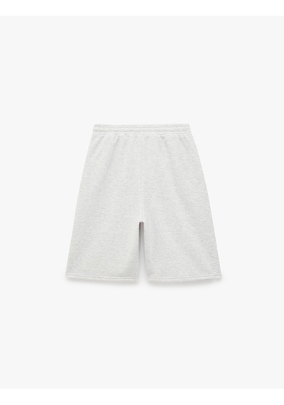 Koton Beli Lastikli Pamuk Karışımlı Rahat Kesim Şort Pijama Altı Gri Melanj 7wlk40269mk Koton Beli Lastikli Pamuk Karışımlı Rahat Kesim Şort Pijama Altı Gri Melanj 7wlk40269mk