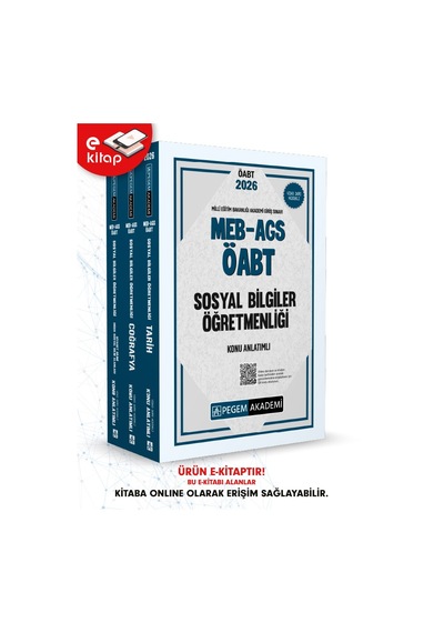 2026 Meb-ags Öabt Sosyal Bilgiler Öğretmenliği Konu Anlatımlı E-k