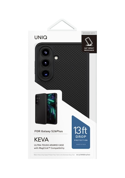Samsung Uyumlu Galaxy S26 Plus Keva Karbon Kapak Armaid Fiber Magsafe Özellikli Premium Koruyucu Kılıf Siyah Samsung Uyumlu Galaxy S26 Plus Keva Karbon Kapak Armaid Fiber Magsafe Özellikli Premium Koruyucu Kılıf Siyah