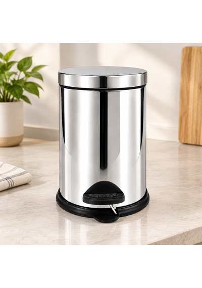 3 L Metal Pedallı Çöp Kovası Renkli